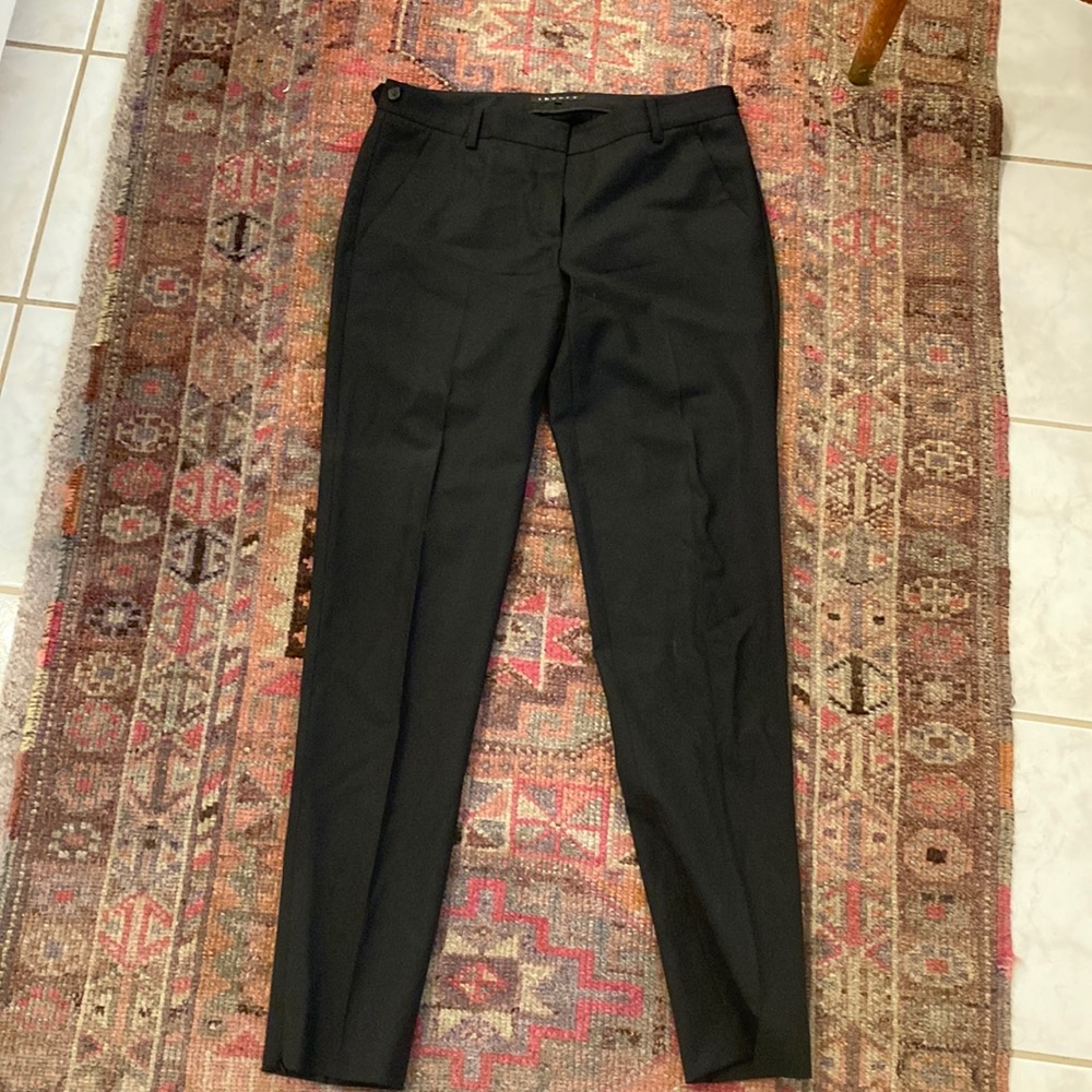 Theory black slim leg pant- 5